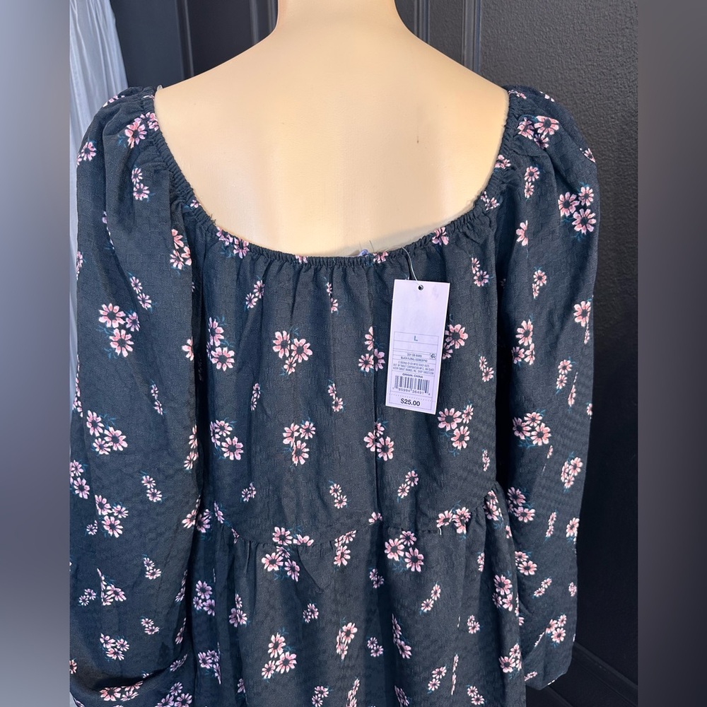 Wild fable Floral Black Dress - Picture 5 of 7